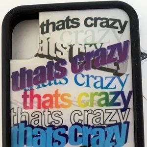 wildflower iphone xr “that’s crazy” phone case